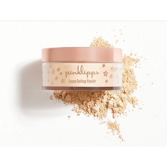 New Pink Lipps Loose Setting Powder Banana - Picture 1 of 12